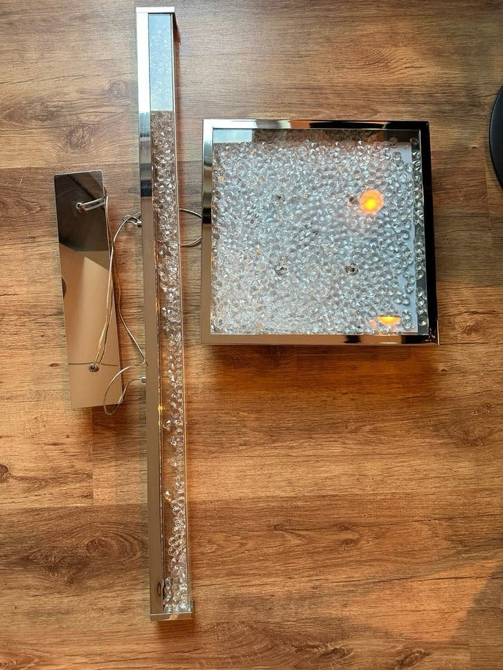 Original EGLO Crystal LED Ceiling Light & Pendant Light., Ophalen of Verzenden, Zo goed als nieuw, Metaal, E27 (groot)