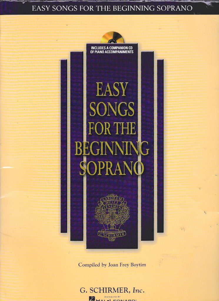 Easy Songs for the beginning Soprano met CD ( 256 ), Gebruikt, Verzenden, Zang, Blues