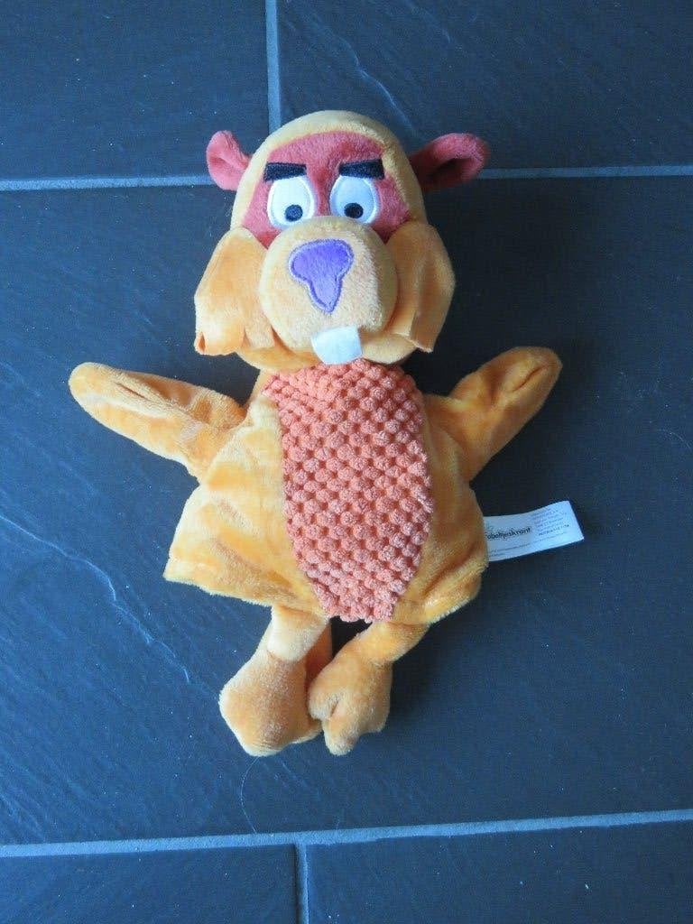 Handpop bever, de fabeltjeskrant, 25cm groot., Ophalen of Verzenden, Zo goed als nieuw, Ontdekken
