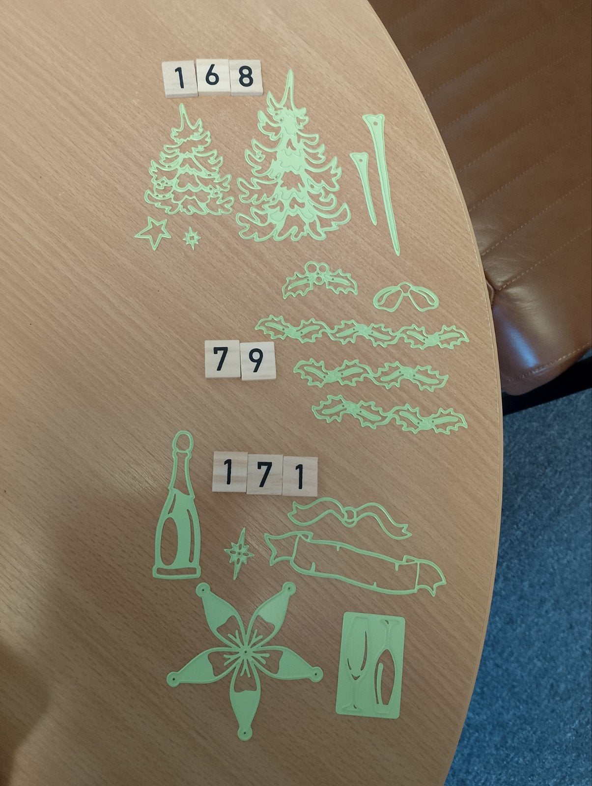 Kerst mallen samen in 1 koop, Verzenden, Zo goed als nieuw, Kerst, Pons of Mal