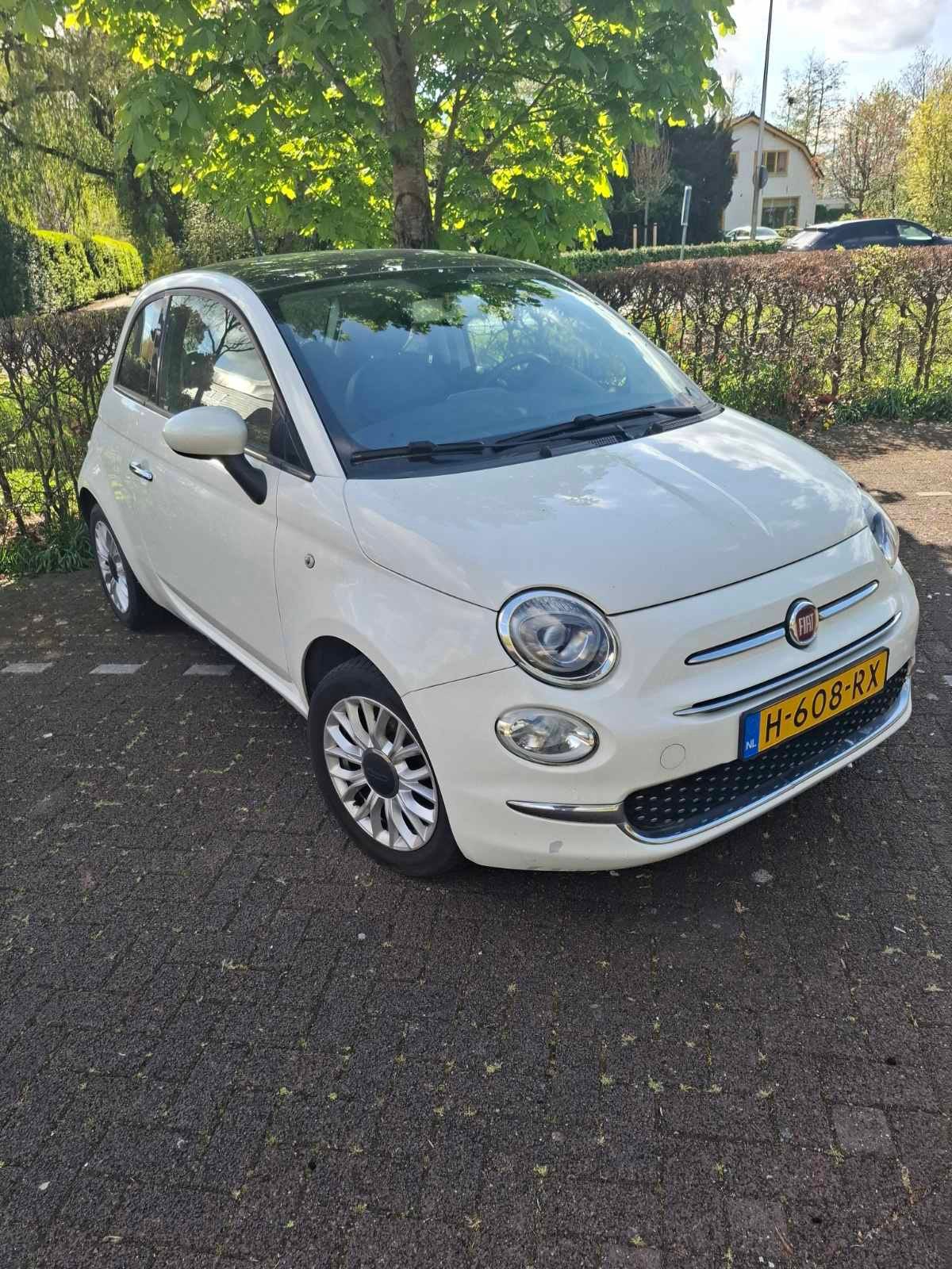 Fiat 500 1.2 2016 Wit, Auto's, Fiat, Particulier, ABS, Airbags, Airconditioning, Bluetooth, Navigatiesysteem, Radio, Sound system