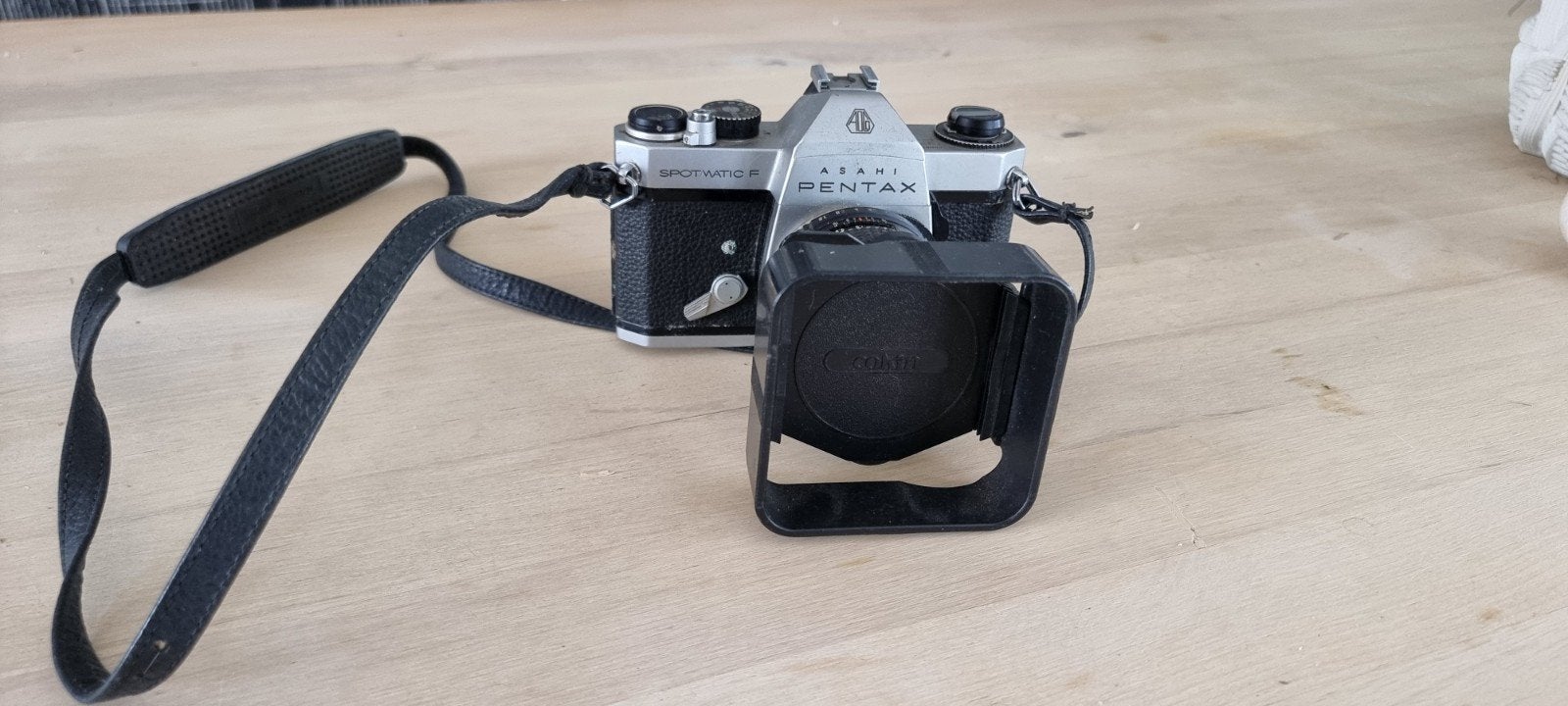 Pentax Spotmatic F Spiegelreflexcamera met lens, Audio, Tv en Foto, Fotocamera's Analoog, Ophalen of Verzenden, Gebruikt