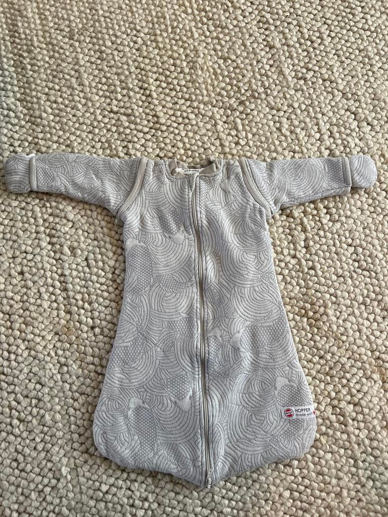 Lodger New Born Slaapzak Grijs Maat 50-62, Kinderen en Baby's, Dekens, Slaapzakjes en Inbakerproducten, Ophalen of Verzenden, Gebruikt