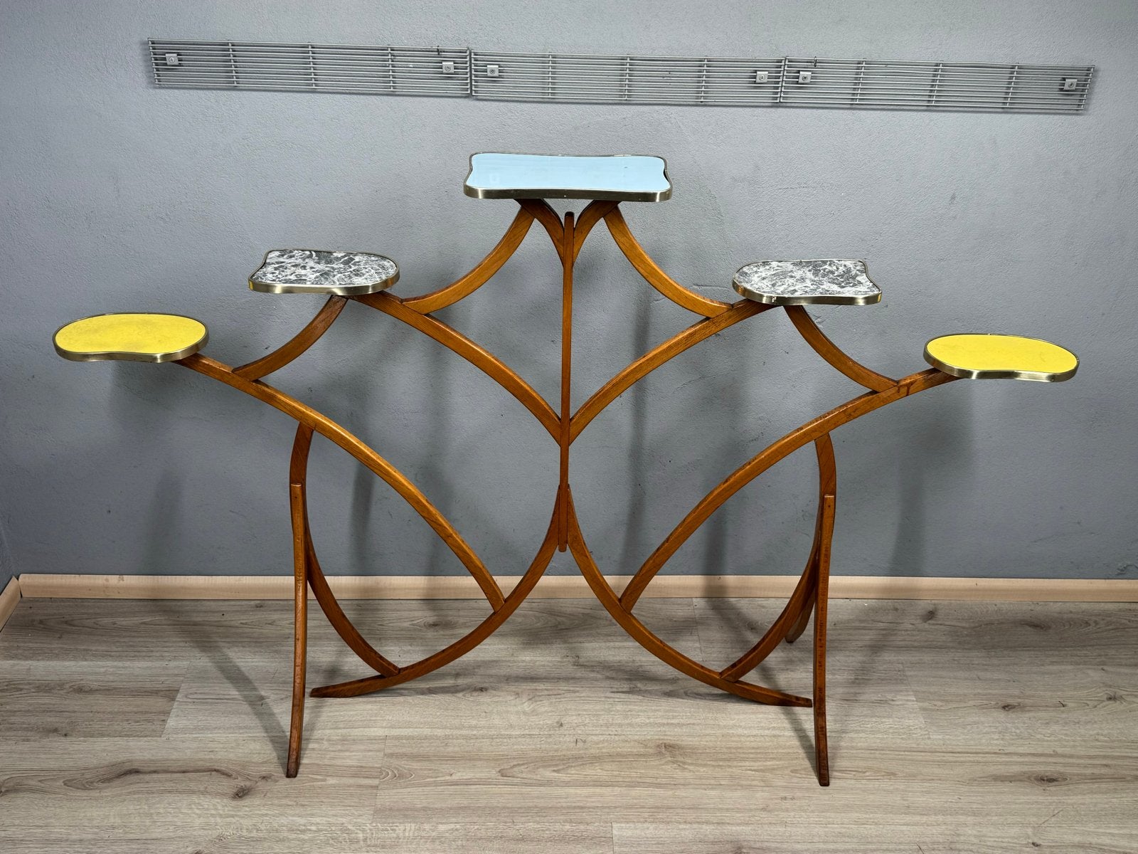 XXL Vintage plantentafel / bloemenrek met 5 niveaus, Ophalen