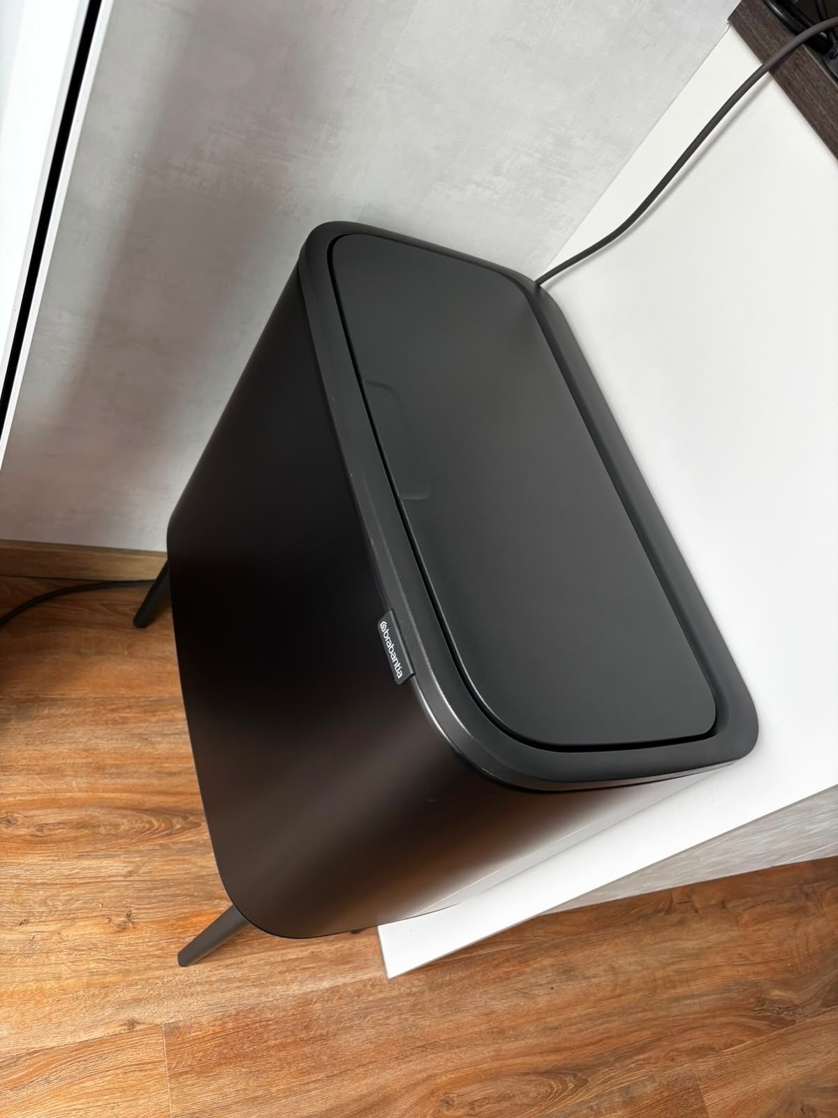 Brabantia Bo Touch Bin Prullenbak - 3 x 11 liter - Zwart, Ophalen, 50 – 75, Zo goed als nieuw, Metaal