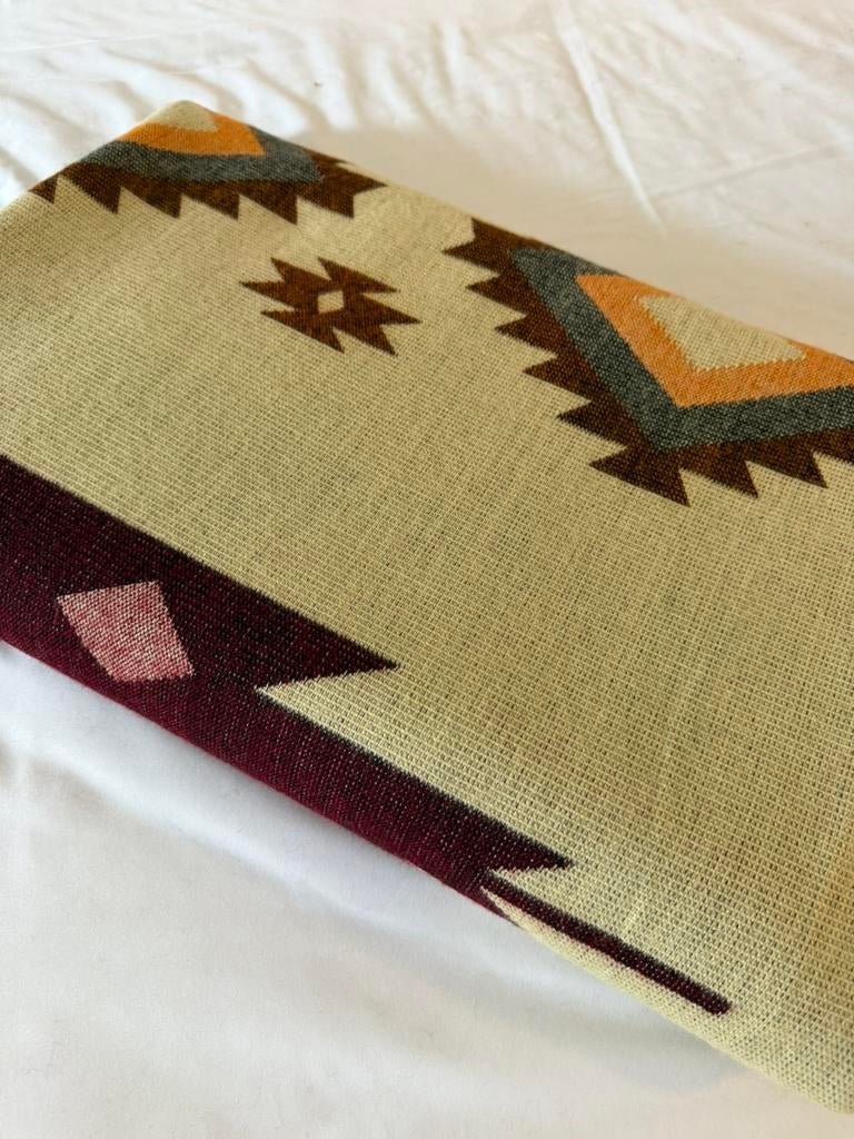 Wollen Plaid  Alpaca - Extra groot uit Ecuador, Ophalen of Verzenden, Zo goed als nieuw