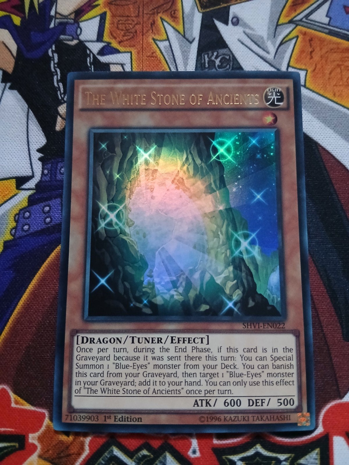 The White Stone of Ancients - Ultra Rare SHVI - Yu-Gi-Oh, Hobby en Vrije tijd, Verzamelkaartspellen | Yu-gi-Oh!, Ophalen of Verzenden