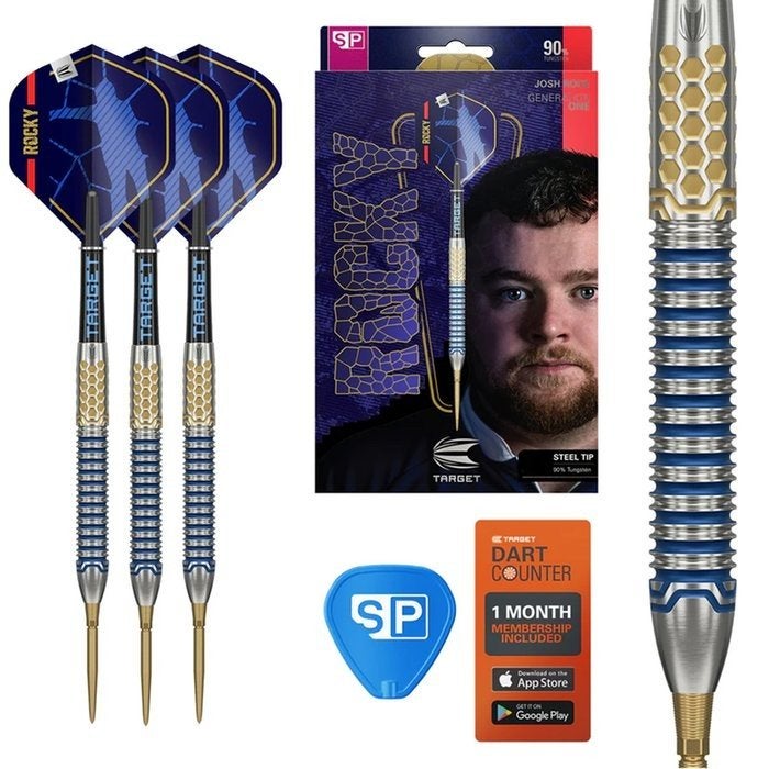 Target Josh Rock G1 Swiss Point 90% 25 gram, Sport en Fitness, Darts, Ophalen of Verzenden, Zo goed als nieuw, Pijlen