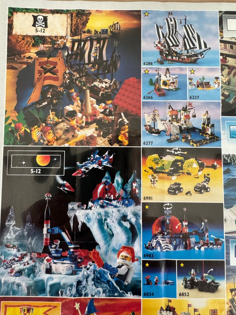 LEGO Folder 1993 - Pirates & Castle - Collectors Item, Ophalen of Verzenden, Gebruikt, Overige merken