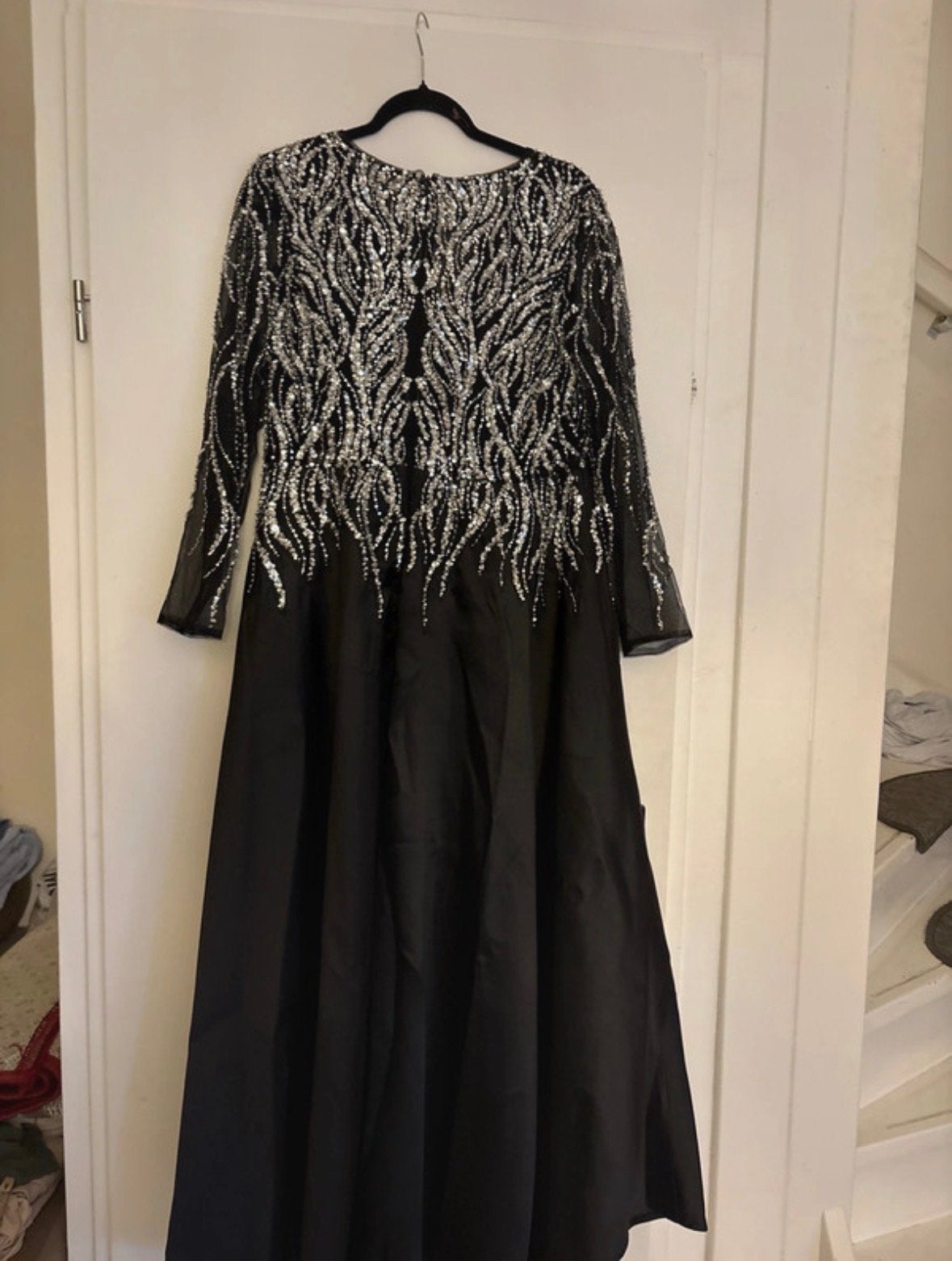 Elegante Avond Gala Jurk voor Bruiloften en Feesten, Ophalen of Verzenden, Nieuw, Zwart, Onder de knie