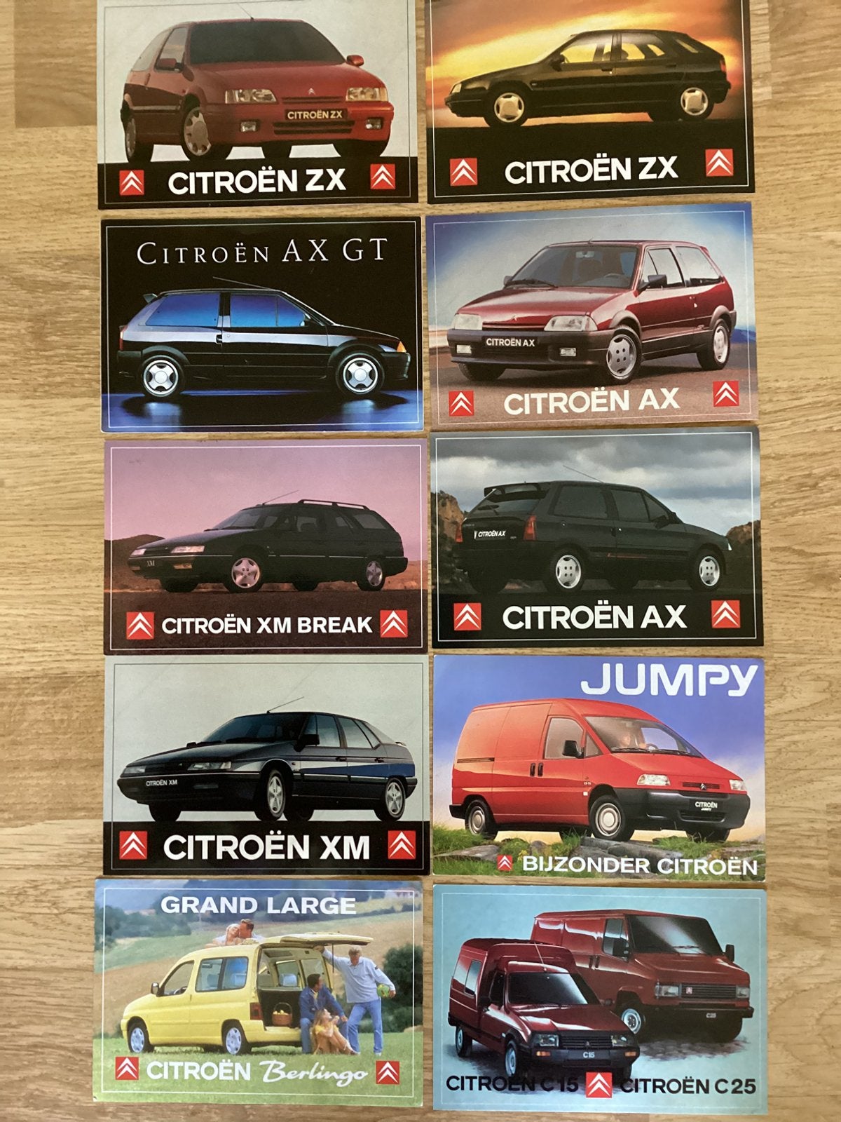 10 stickers Citroën, Verzenden, Zo goed als nieuw, Auto of Motor