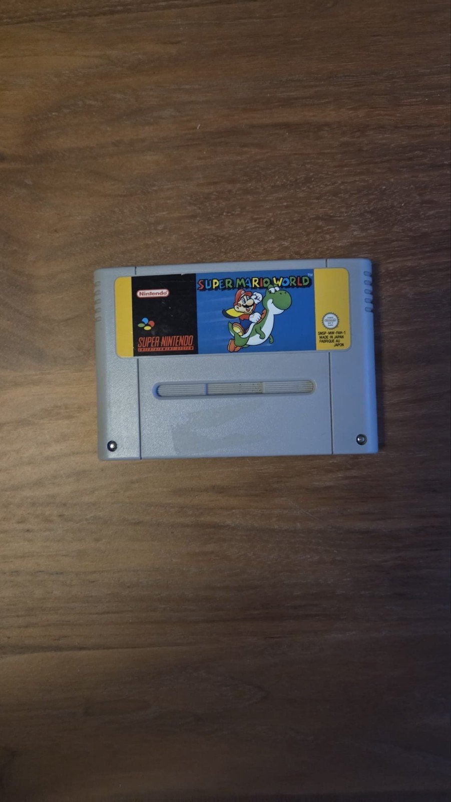 Super Mario World - Super Nintendo (SNES) - game only, Gebruikt, 1 speler, Ophalen of Verzenden, Vanaf 3 jaar