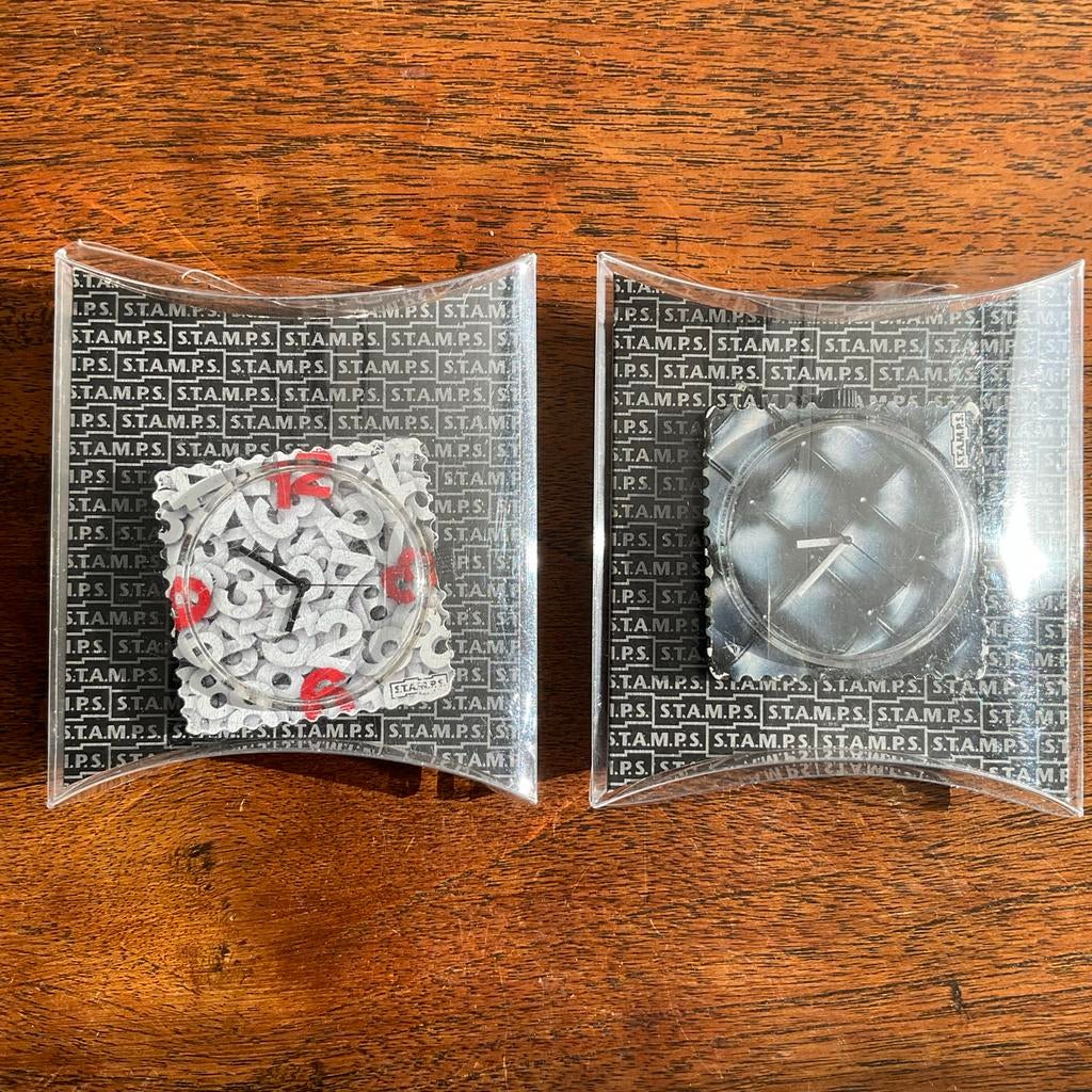 STAMPS HORLOGE (2 STUKS, PER STUK TE KOOP) ZONDER BANDJE, Overige merken, Kunststof, Gebruikt, Polshorloge