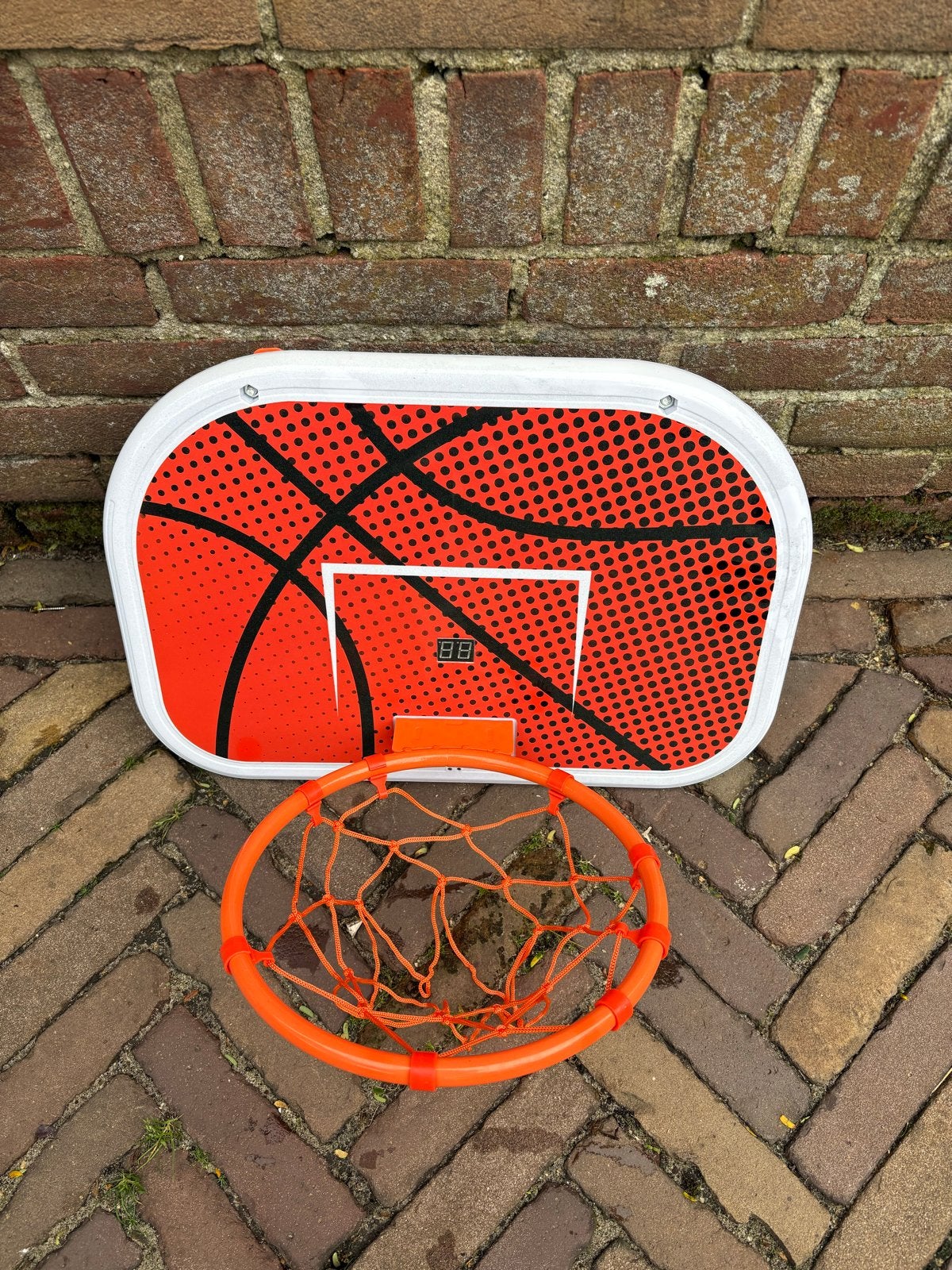Basketbalbord met ring - Zo goed als nieuw, Sport en Fitness, Ophalen of Verzenden, Zo goed als nieuw, Ring, Bord of Paal