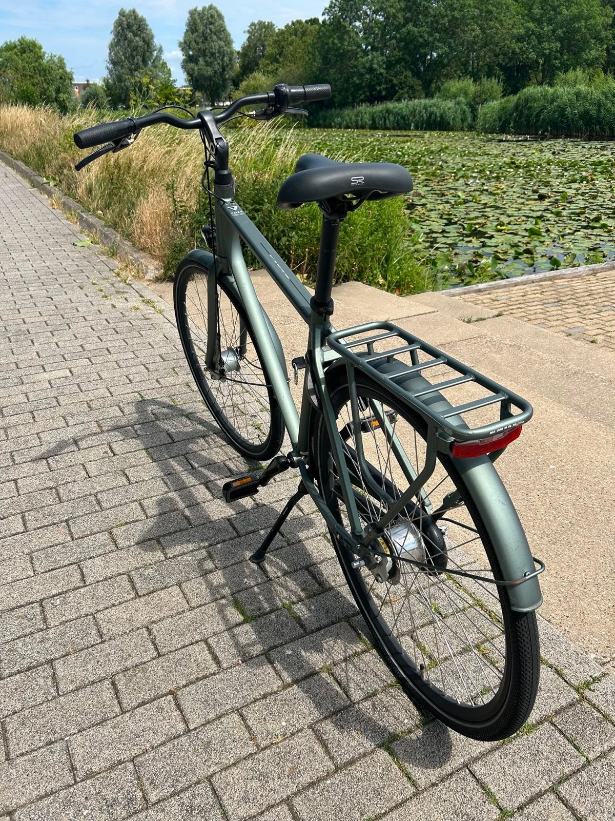 Mat Groene Cortina Herenfiets 20 inch / banden 28 inch., Ophalen, Gebruikt, Overige merken