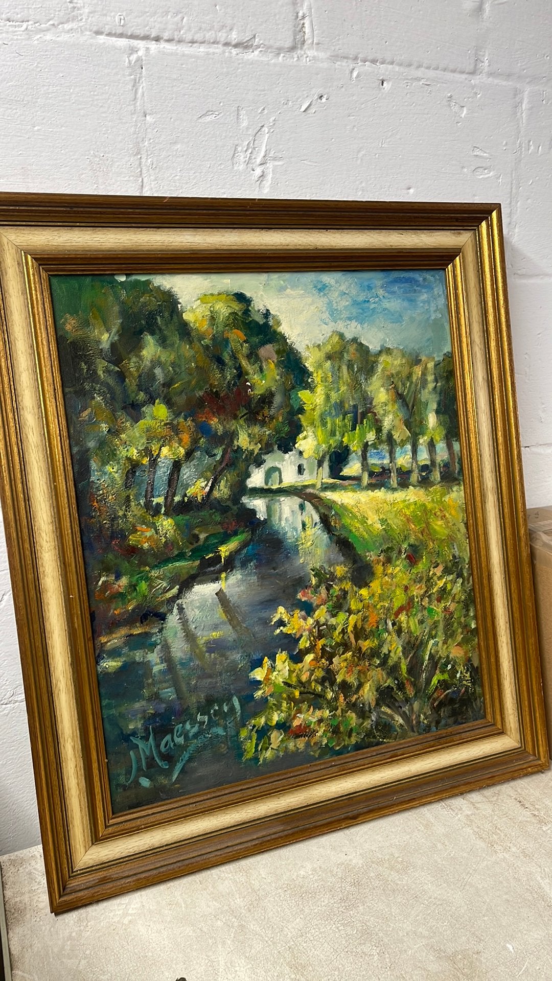 Oud schilderij, Ophalen