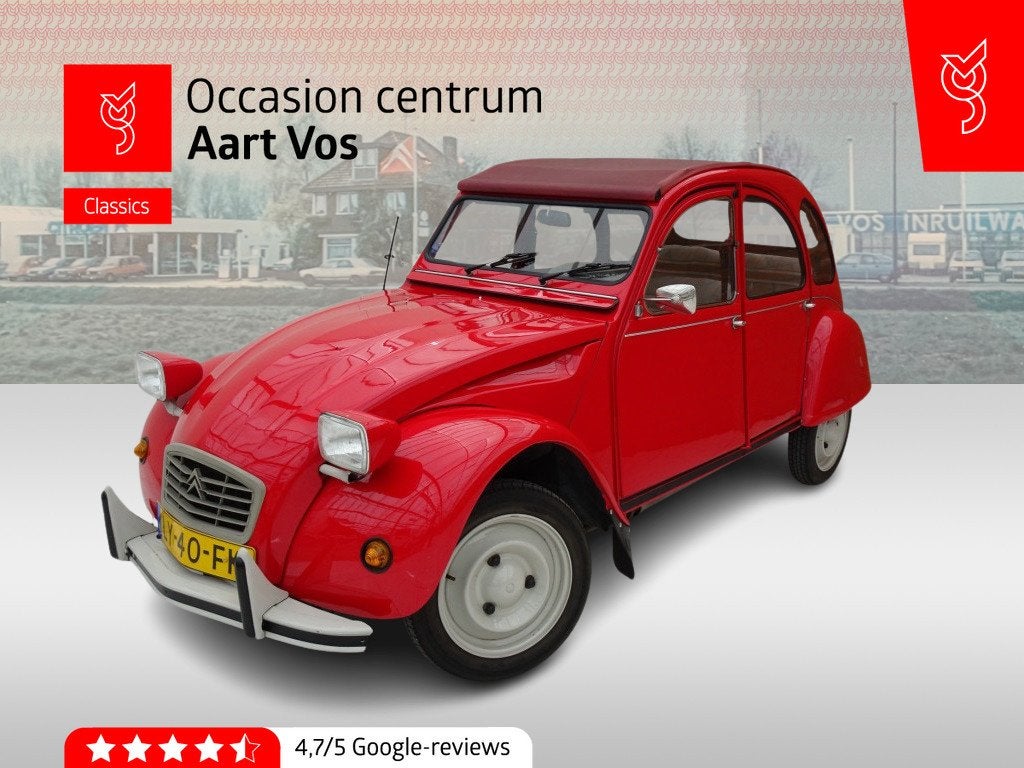 Citroën 2CV 2CV6 Club | Nette auto | 1e eigenaar | Taxatie, Voorwielaandrijving, 12 maanden, Stof, 602 cc