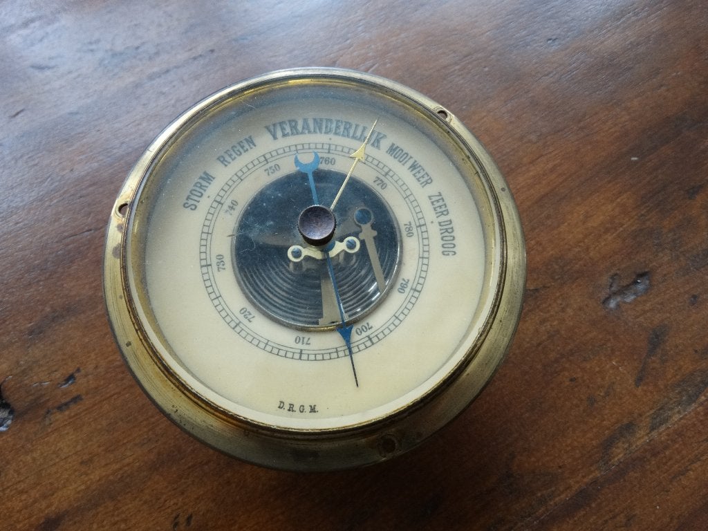 Onderdeel barometer D.R.G.M. Nederlands, Verzenden