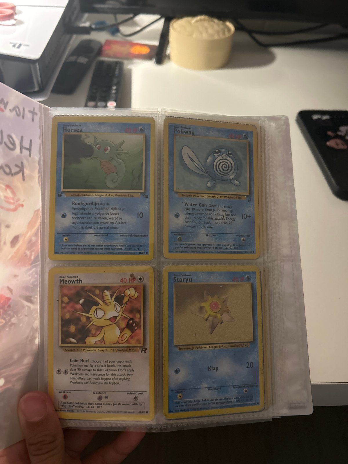 Vintage Pokémon kaarten collectie - diverse zeldzame kaarten, Verzenden, Zo goed als nieuw, Meerdere kaarten