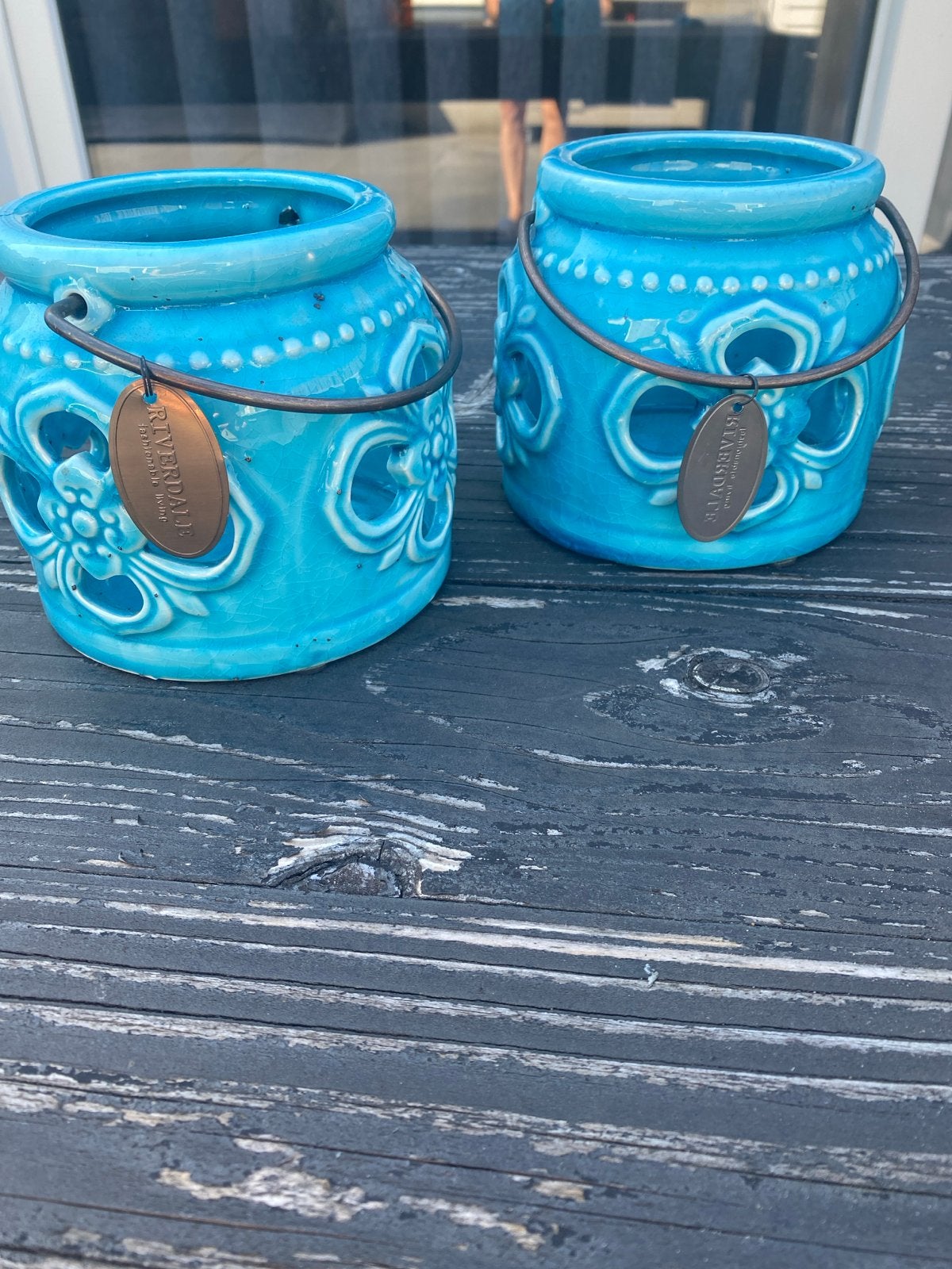 Riverdale kandelaars - Zo goed als nieuw, Riverdale, Blauw, Ophalen of Verzenden, Zo goed als nieuw