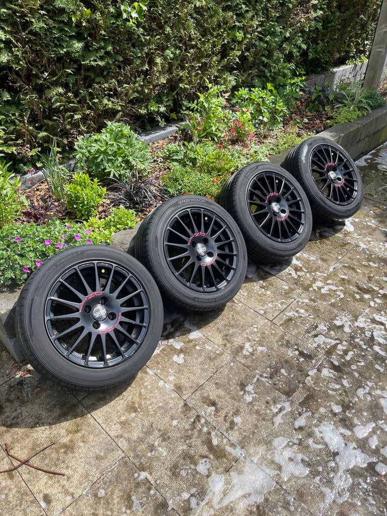 OZ Superturismo Racing Velgen (4x100) met zomerbanden, Auto-onderdelen, Ophalen, Gebruikt, 15 inch, Banden en Velgen