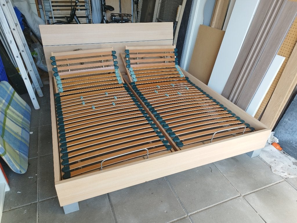 Tweepersoons bed, Huis en Inrichting, Ophalen, Tweepersoons, 180 cm, 200 cm