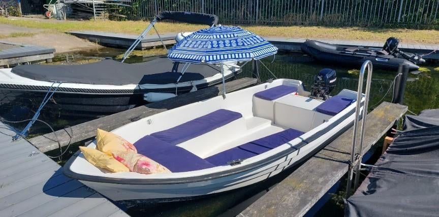 Verano 420 met 8pk Mercury. Polyester sloep., Watersport en Boten, Overige merken, Gebruikt, Tot 10 pk, Ophalen of Verzenden