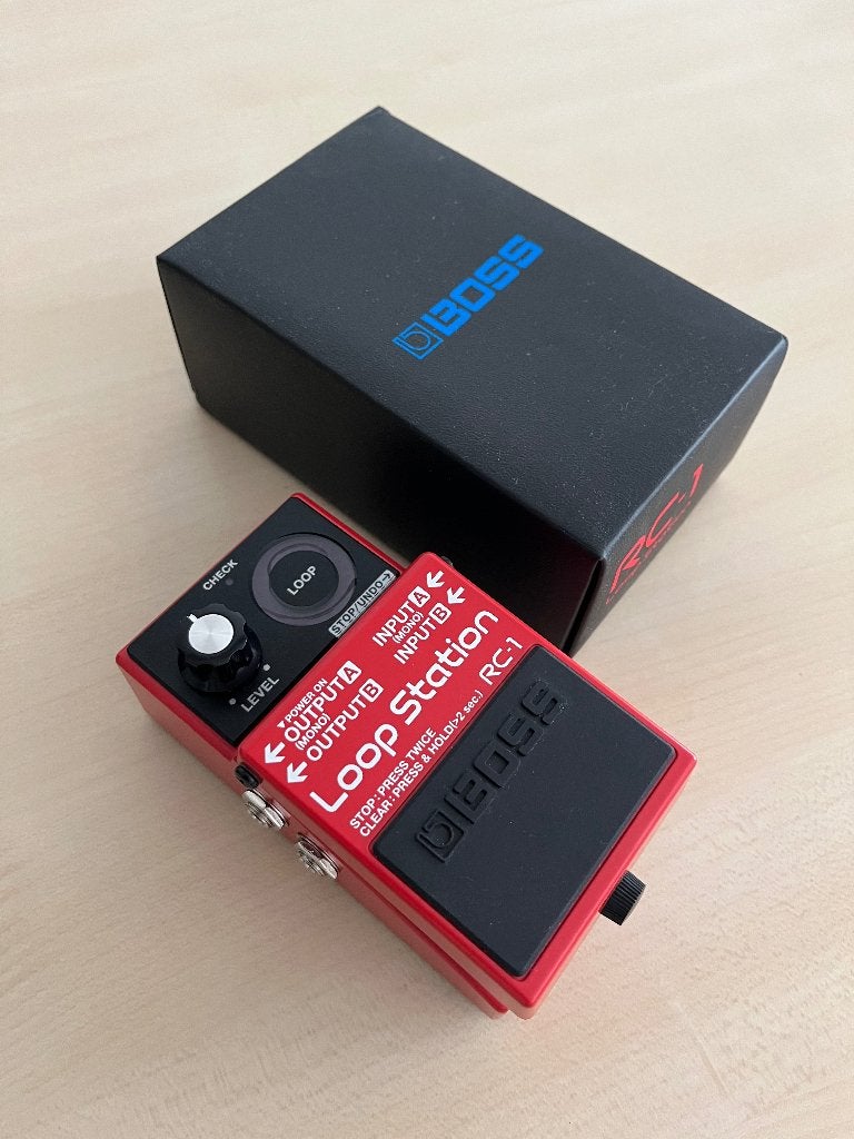 BOSS loopstation RC-1 met doos en als nieuw, Ophalen of Verzenden, Zo goed als nieuw