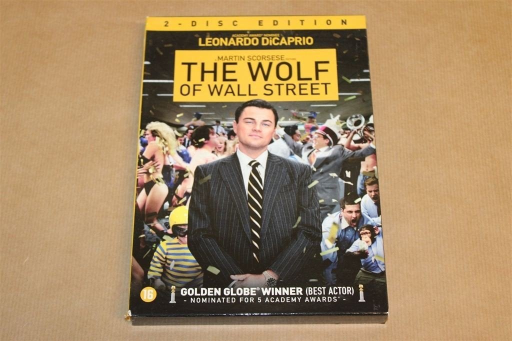 The Wolf of Wall Street — Scorsese, DiCaprio 2-Disc DVD, Alle leeftijden, Ophalen of Verzenden, Gebruikt