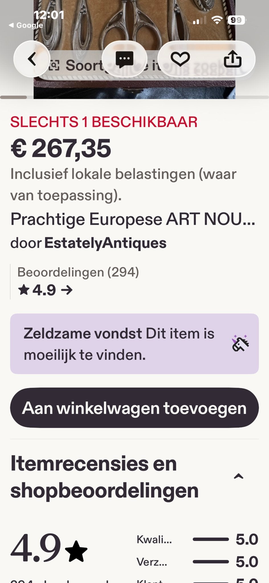 Foto 6 van Zilveren Manicure Set - Napoleon IIl,Frans