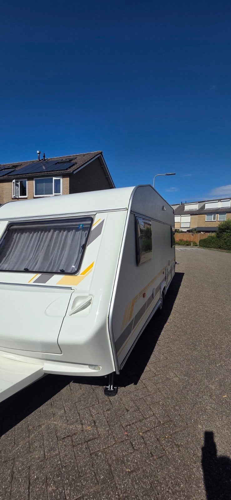 Delta summerliner 4700 uit 2008, Caravans en Kamperen, Treinzit, 750 - 1000 kg, Particulier, 4 tot 5 meter