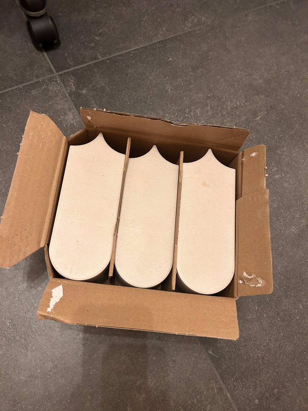 Cifre tegel visschub ivory, Ophalen, Nieuw, Minder dan 20 cm, Minder dan 5 m²