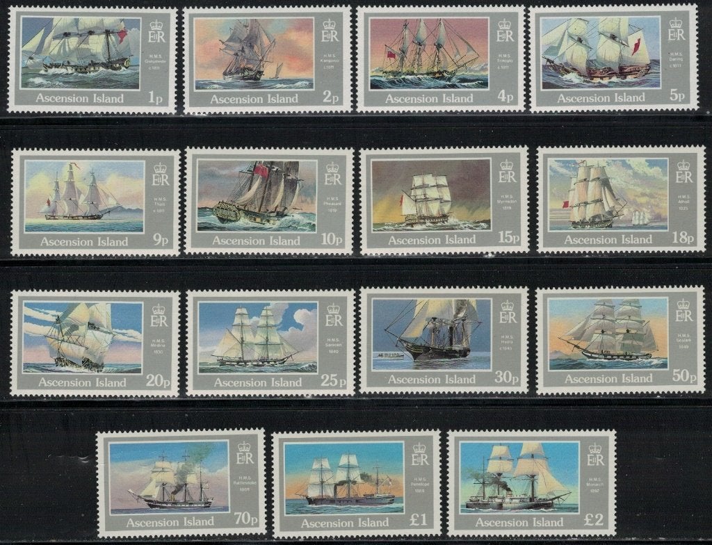 C675 Ascension islands 410/24 postfris Schepen, Verzenden, Postfris, Overige thema's