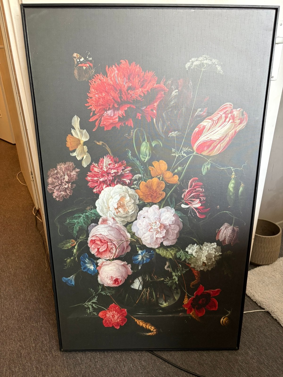 Groot schilderij  incl baklijst. 120*70cm., Ophalen, Zo goed als nieuw, Schilderij