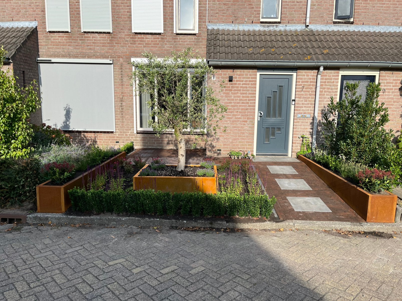 Cortenstaal maatwerk plantenbakken, borders