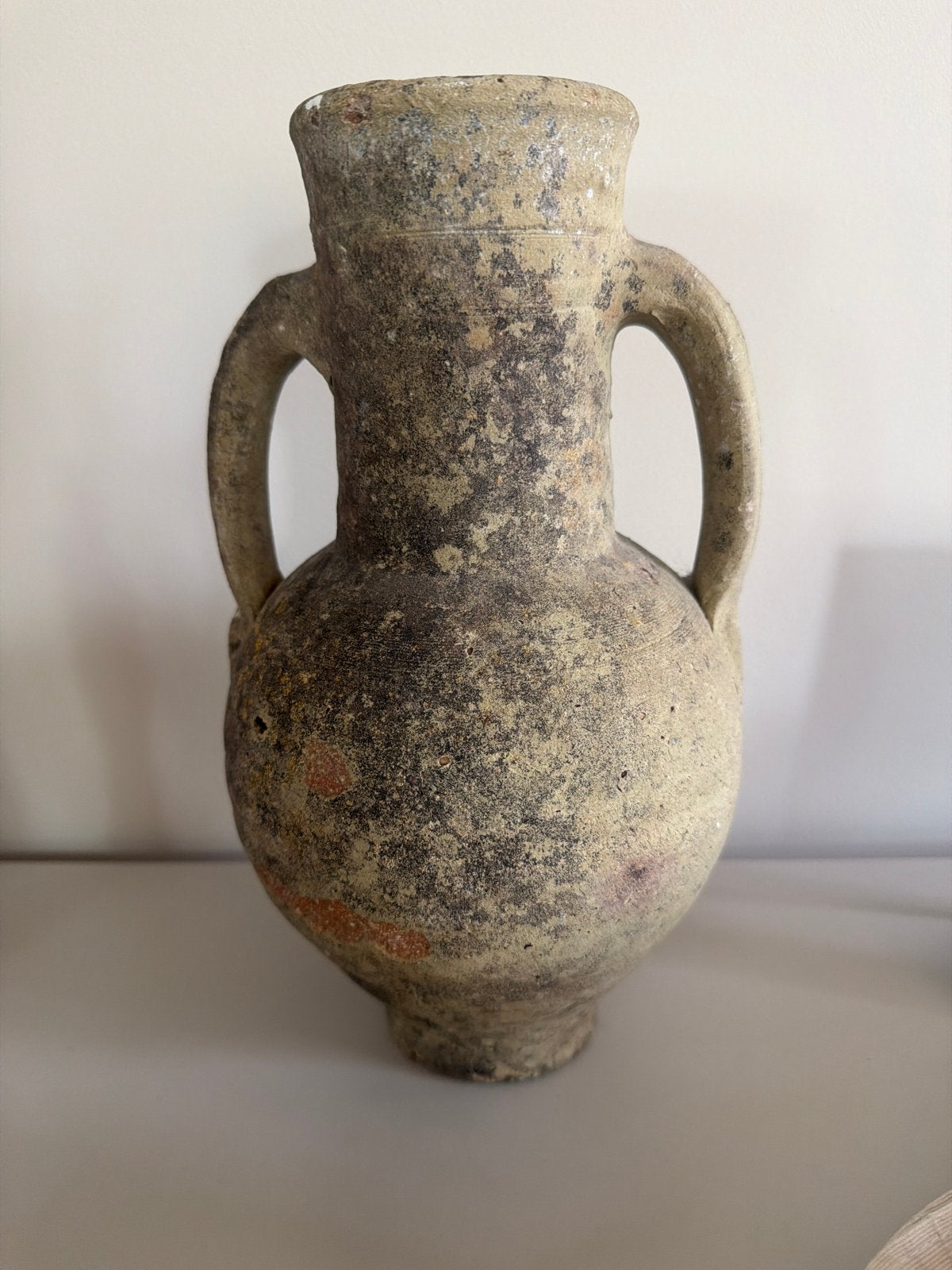 Antieke Amfora Vaas - Decoratieve Aardewerken Pot, Ophalen of Verzenden