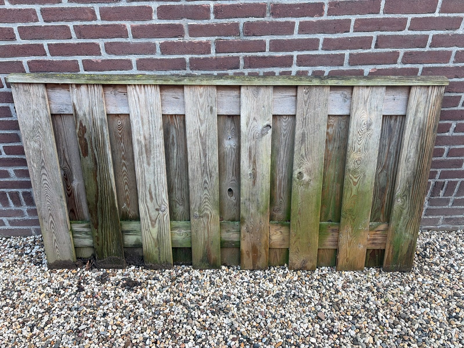 2 gebruikte schuttingdelen 180x94 cm, 3 jaar oud, Tuin en Terras, Ophalen, Gebruikt, Minder dan 3 meter, Minder dan 1 meter
