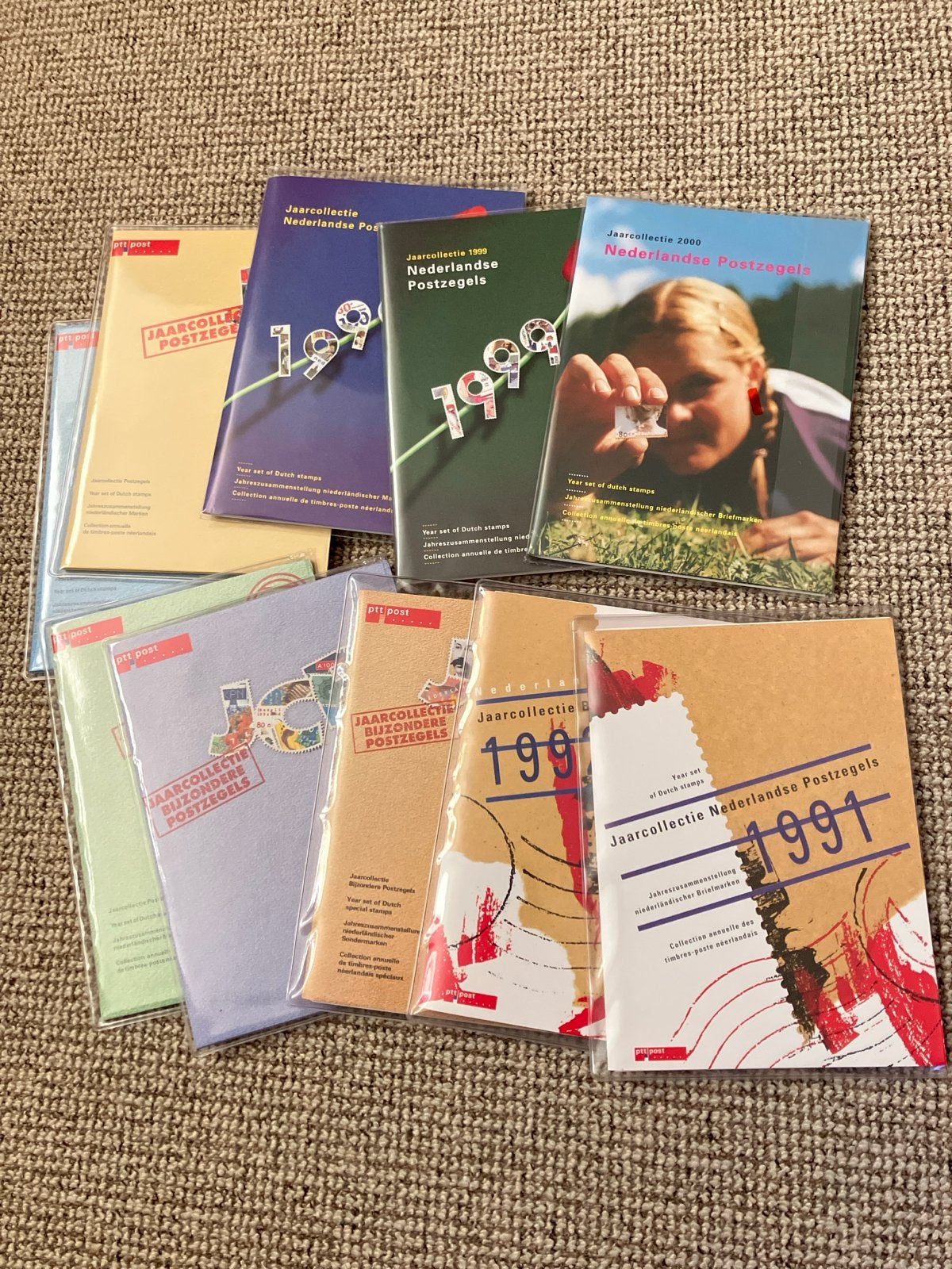 Jaarcollectie Nederlandse Postzegels 1991-2000 (10 stuks), Postzegels en Munten, Ophalen of Verzenden, Na 1940, Postfris