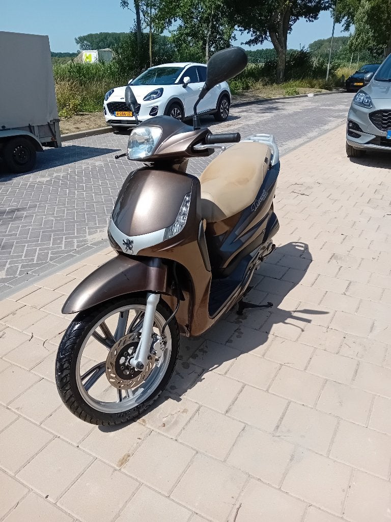 Peugeot Tweet 50cc geel kenteken, Ophalen, Gebruikt, Overige modellen, Maximaal 45 km/u