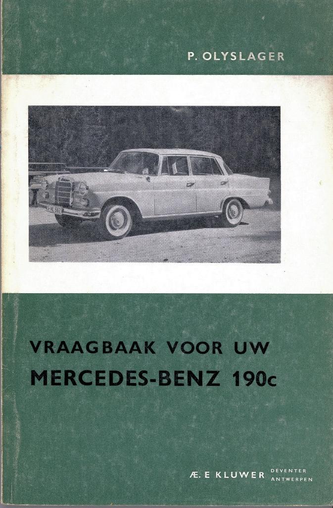 Oldtimer vraagbaak Mercedes 190C vanaf 1963, Ophalen of Verzenden