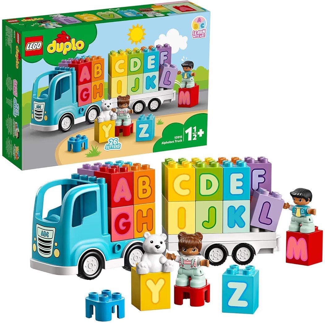 LEGO Duplo 10915 Alfabet Vrachtwagen - Leer Letters, Ophalen of Verzenden