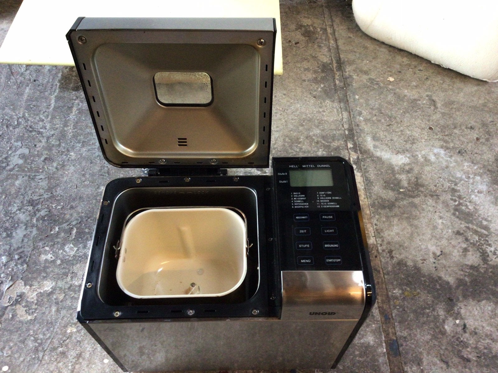 Broodbakmachine Unold, Gebruikt, Ophalen, Met timer, Kijkvenster
