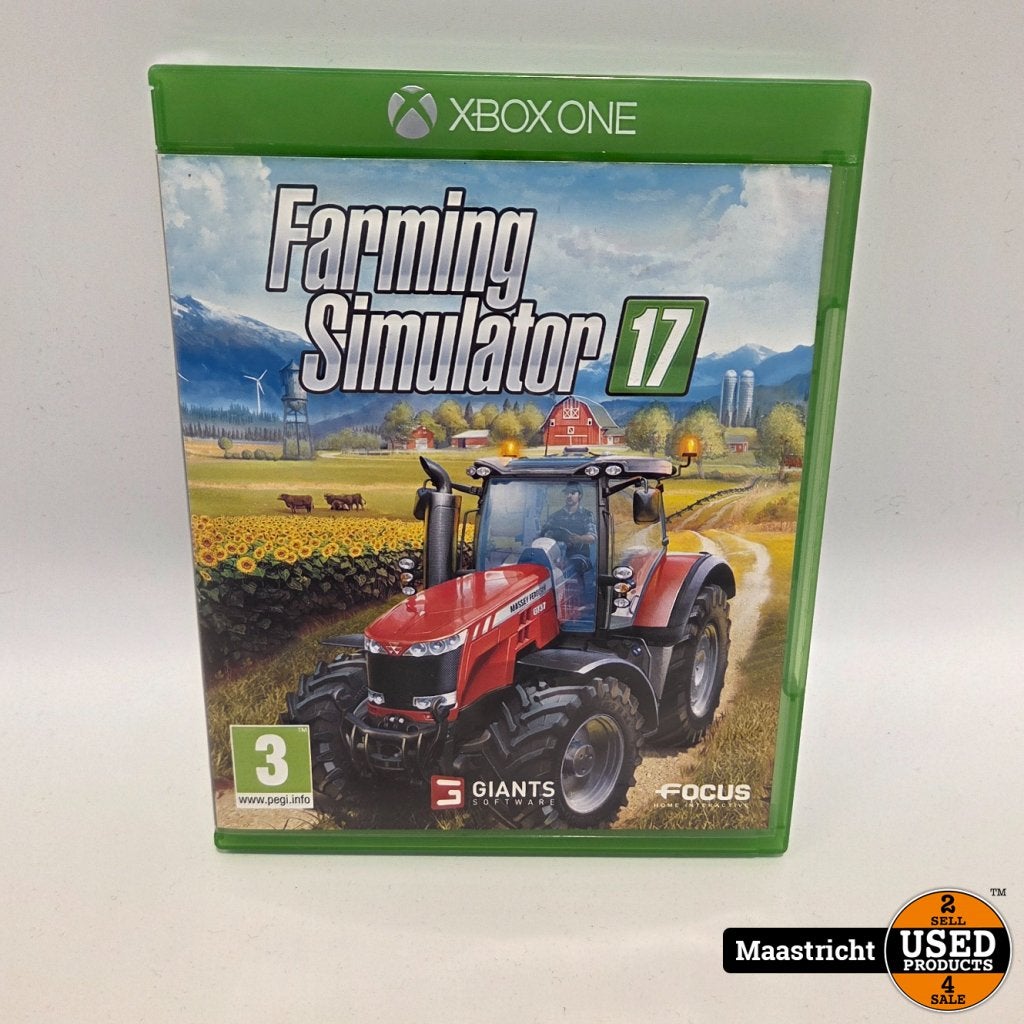 Xbox One ame | Farming Simulator 17, Spelcomputers en Games, Microsoft, Gebruikt, Support@microsoft.com, Microsoft Corporation
One Microsoft Way
Redmond, WA 98052-6399
USA