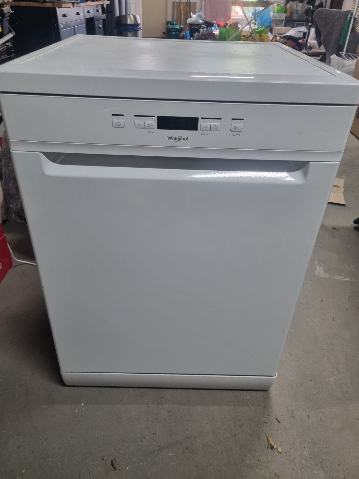Whirlpool vrijstaande vaatwasmachine, Witgoed en Apparatuur, Vaatwasmachines, Zo goed als nieuw, 85 tot 90 cm, Ophalen
