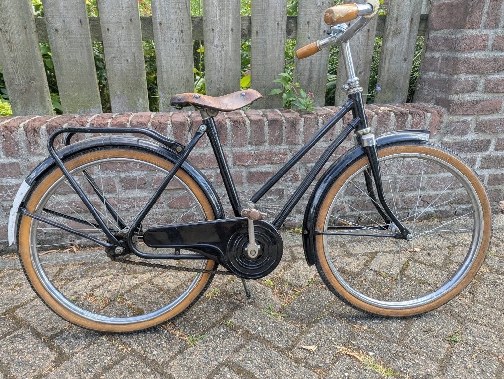 Antiek Gazelle kinderfietsje, Ophalen, Terugtraprem, Gebruikt, 14 inch of minder