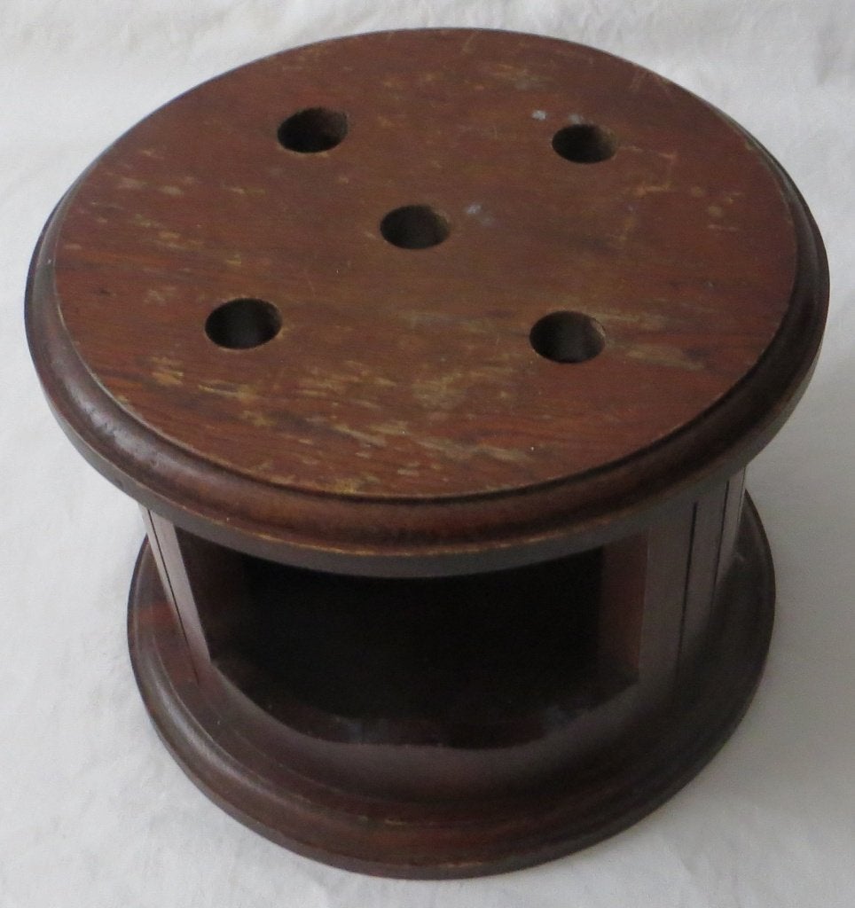 Ronde houten stoof, voor warme voeten of decoratie. Winter, Antiek en Kunst, Ophalen