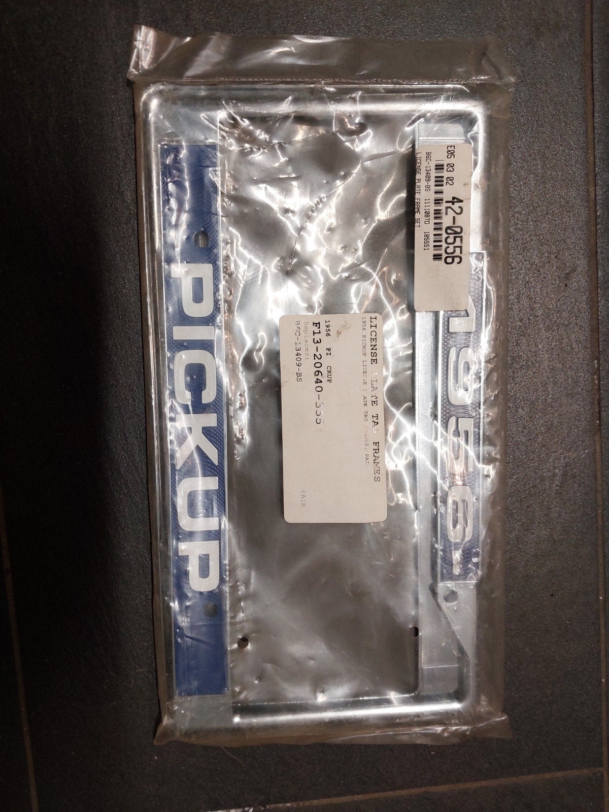Kentekenplaathouder voor 1956 Ford gmc dodge Pickup, Ophalen, Nieuw