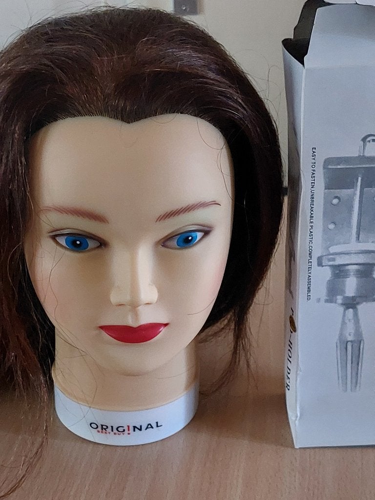 Kapperspullen: oefenhoofd en haarrollers, Ophalen of Verzenden, Nieuw, Overige typen