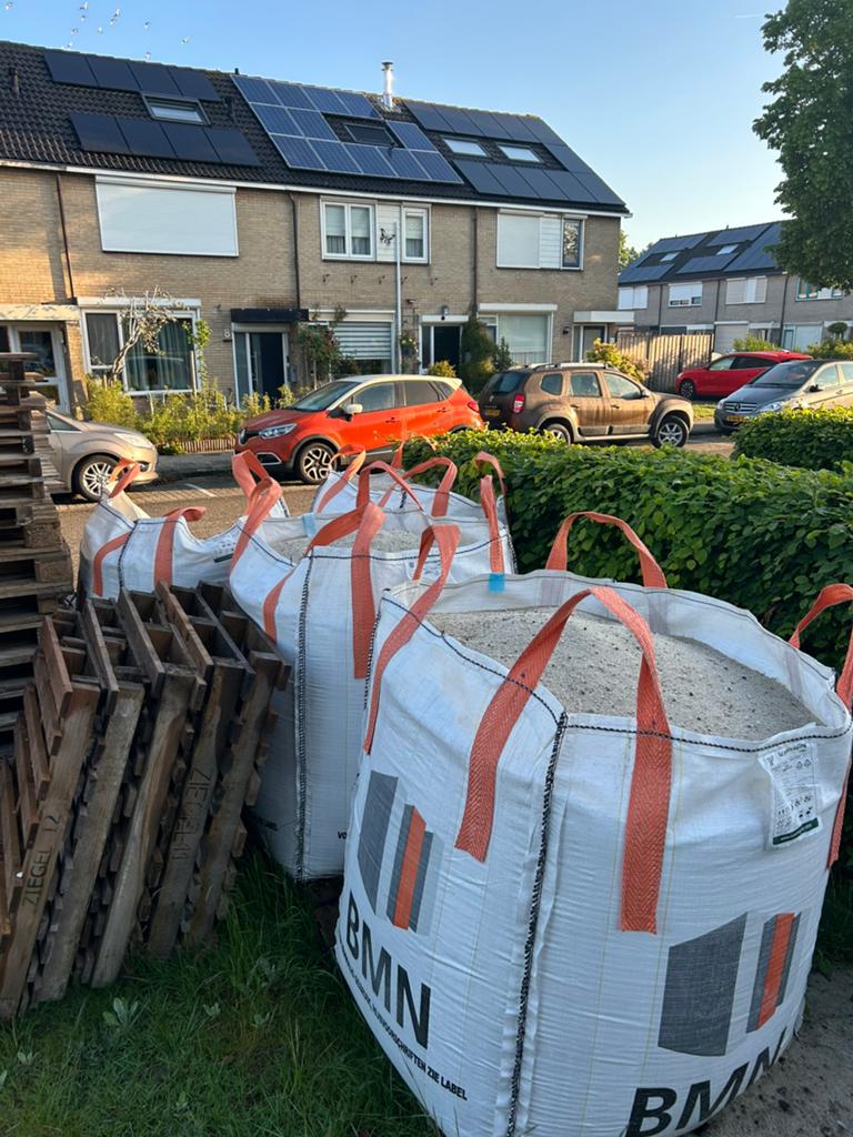 Metselzand, Ophalen, Nieuw