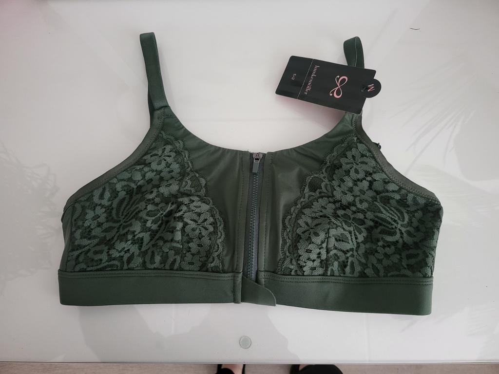 Hunkemöller Prothese BH Khaki Medium Nieuw, Hunkemöller, Ophalen of Verzenden, Groen, BH